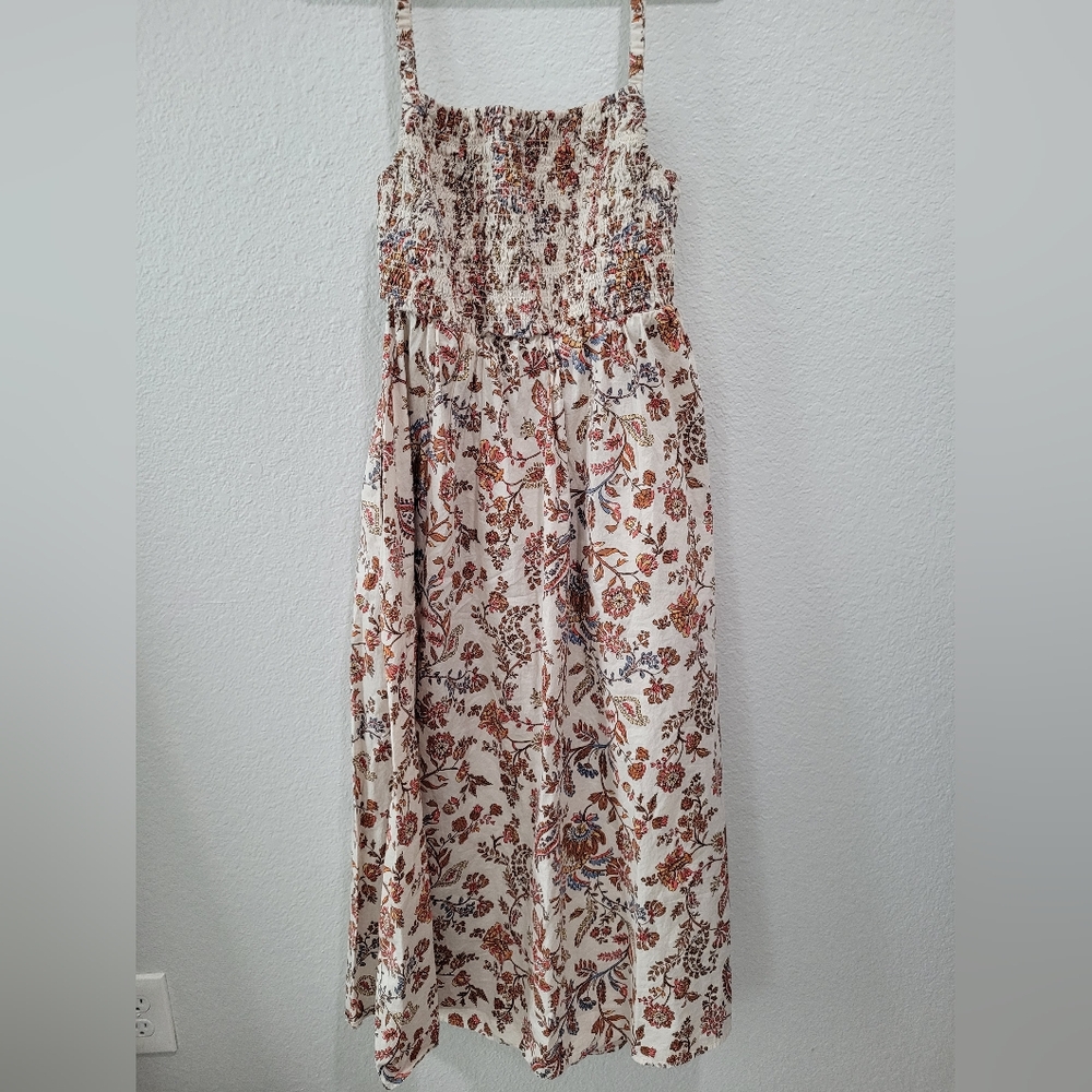 Old Navy Womens Floral Maxi Dress with Spaghetti Straps Size Large